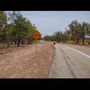 An vielen Stellen wird der Highway während der „Wet Season“ überflutet